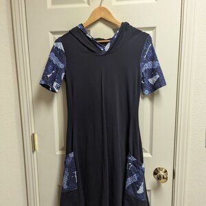 Fit n’ Flare Swing Dress w/ pockets! Doctor Who theme.